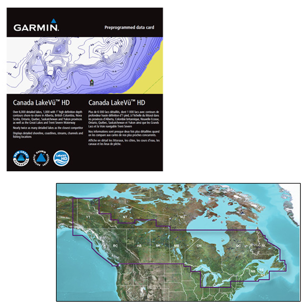 image for Garmin Canada LakeVü™ HD g3 – microSD™/SD™