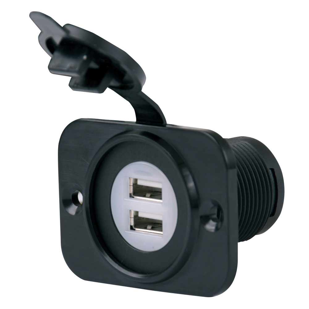 image for Marinco SeaLink® Deluxe Dual USB Charger Receptacle