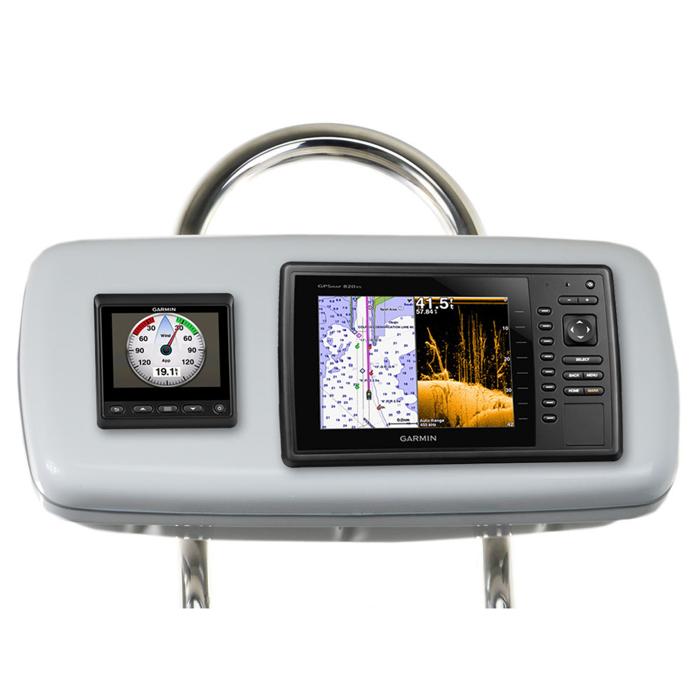 image for NavPod GP1048 SystemPod Pre-Cut f/Garmin 820/820xs/840xs & 1 Instrument f/9.5″ Wide Guard