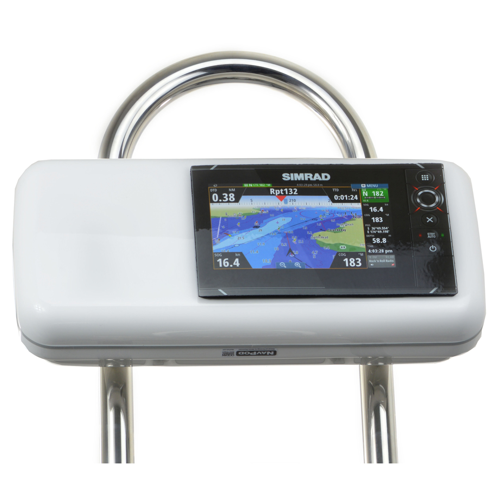 image for NavPod GP1506 SystemPod Pre-Cut f/Simrad NSS7 evo2 or B&G Zeus² 7 w/Space On The Left f/9.5″ Wide Guard