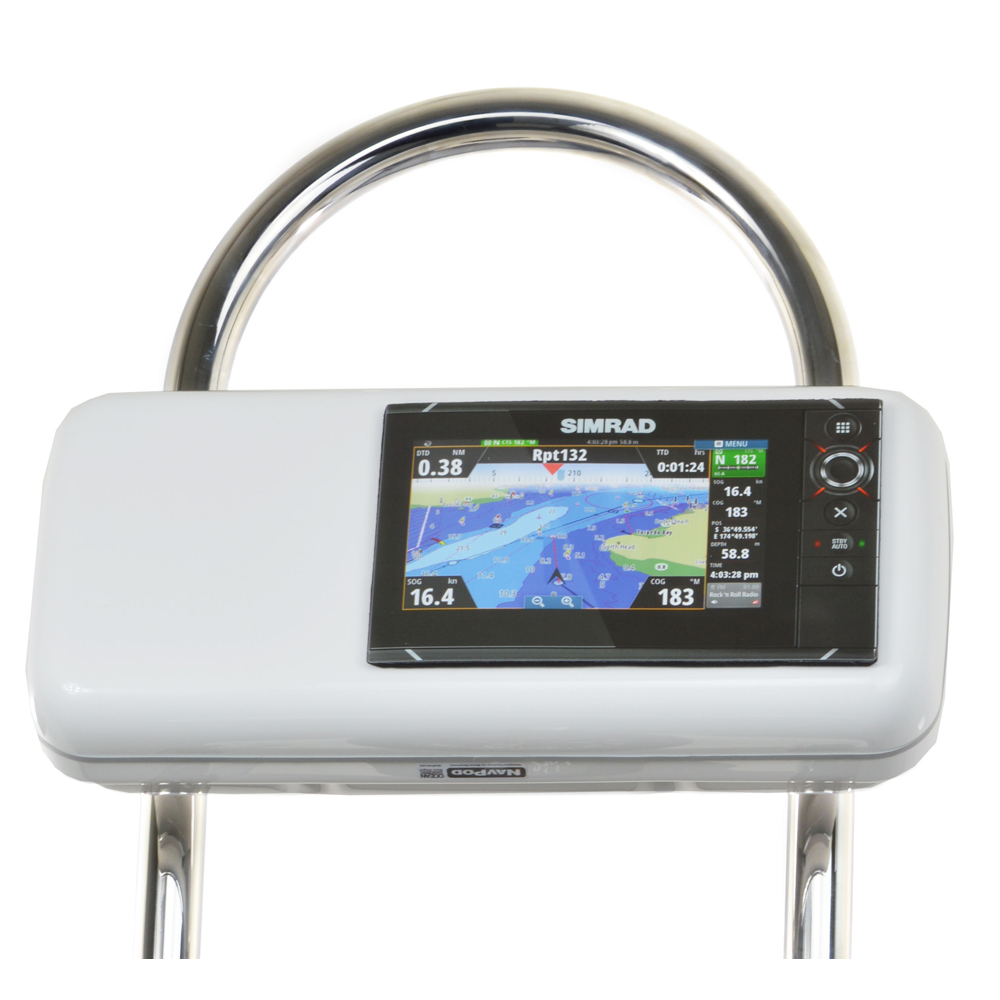 image for NavPod GP2506 SystemPod Pre-Cut f/Simrad NSS7 evo2 or B&G Zeus² 7 w/Space On The Left f/12″ Wide Guard