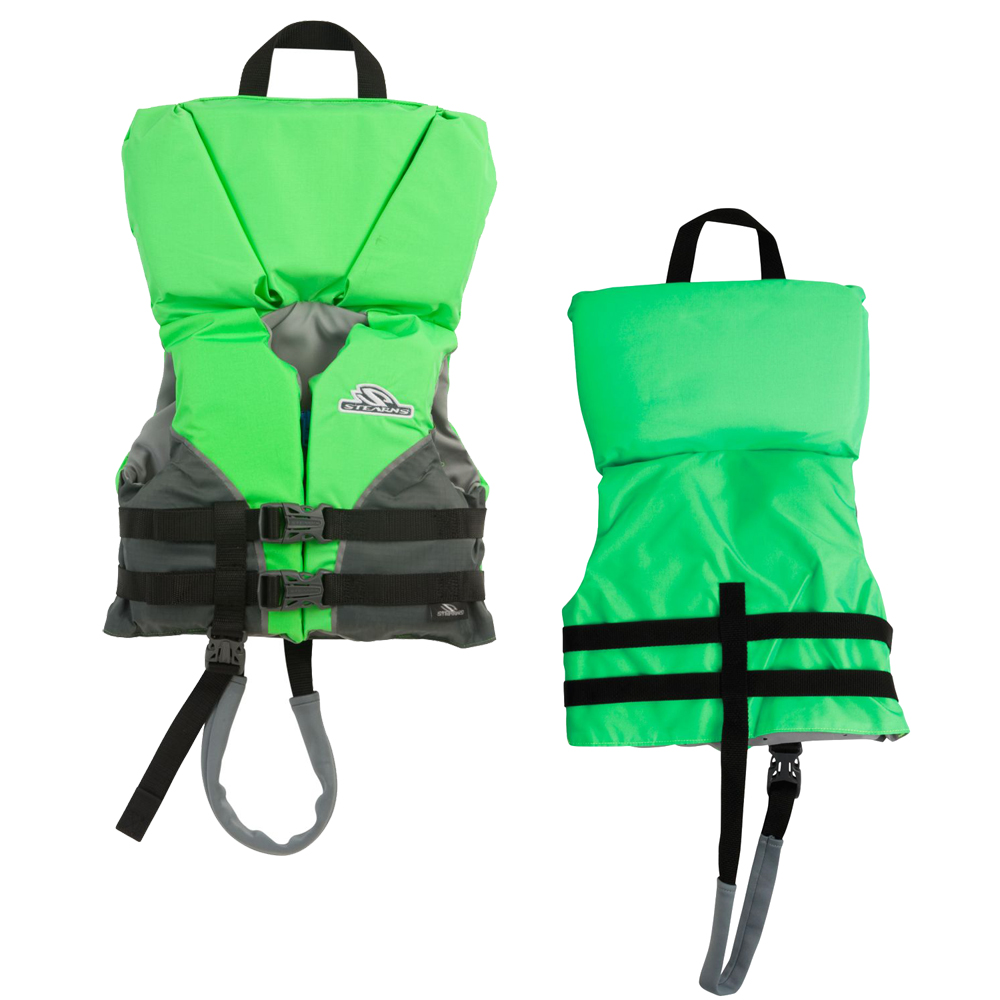 image for Stearns Infant Heads-Up® Nylon Vest Life Jacket – Up to 30lbs – Green
