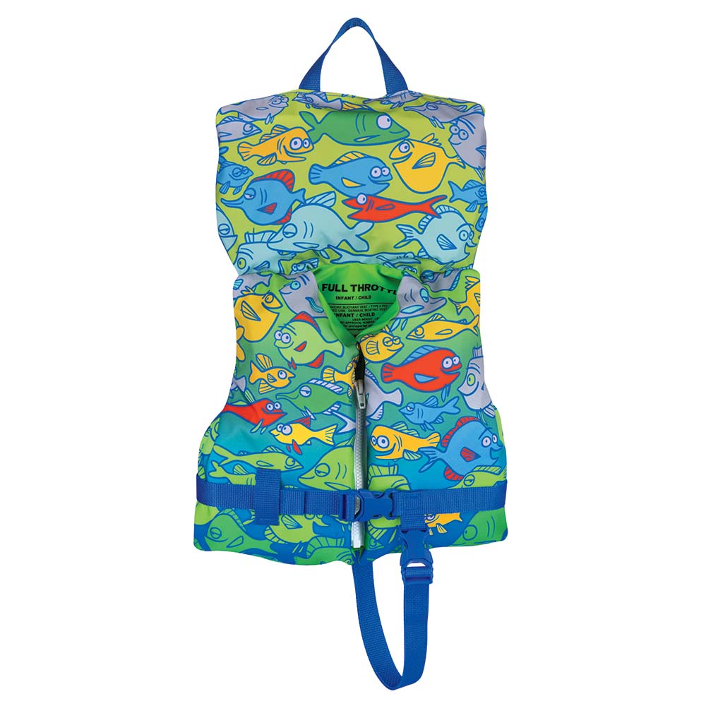 image for Full Throttle Character Vest – Infant/Child Less Than 50lbs – Fish