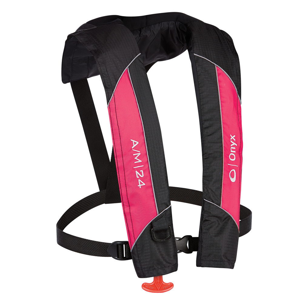 image for Onyx A/M-24 Automatic/Manual Inflatable PFD Life Jacket – Pink