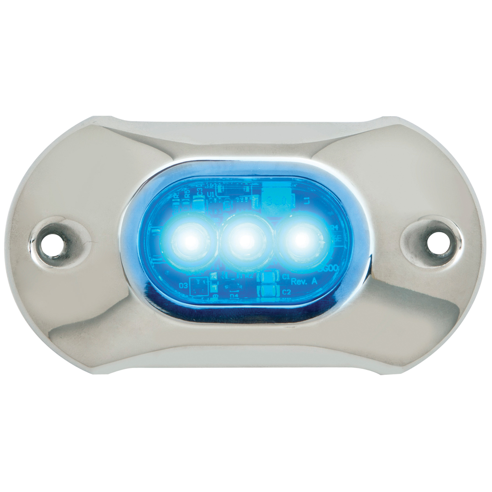 Attwood Light Armor Underwater LED Light - 3 LEDs - Blue CD-54555