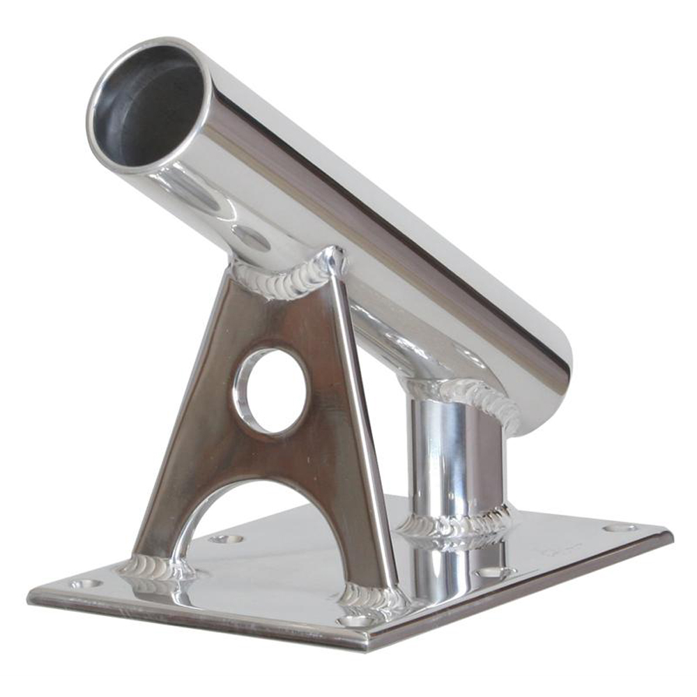 image for Lee’s MX Pro Series Fixed Angle Center Rigger Holder – 30° – 1.5″ ID – Bright Silver