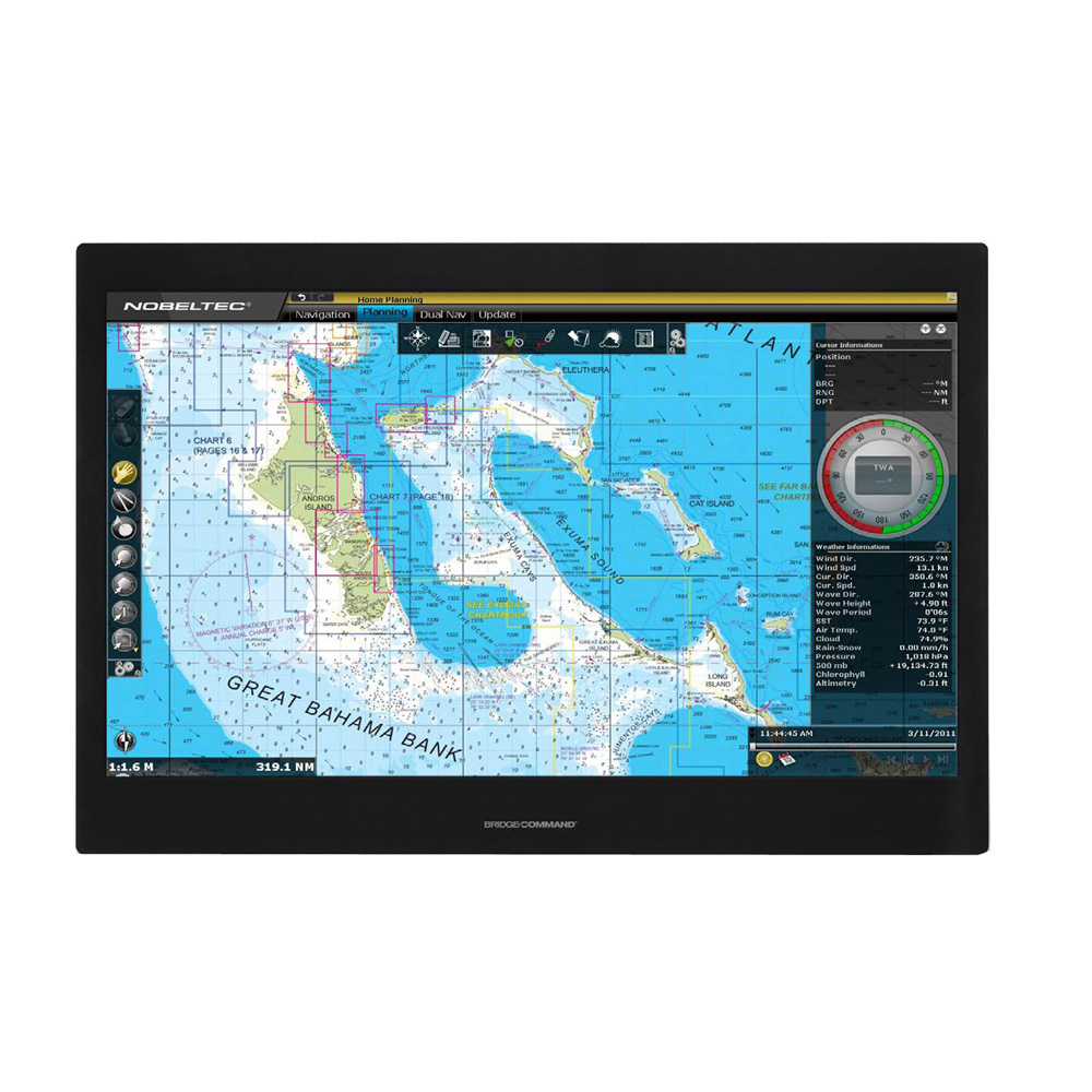 image for Green Marine BridgeCommand™ Multi-Touch Glass Bridge IP65 Sunlight Readable Marine Display – 24″