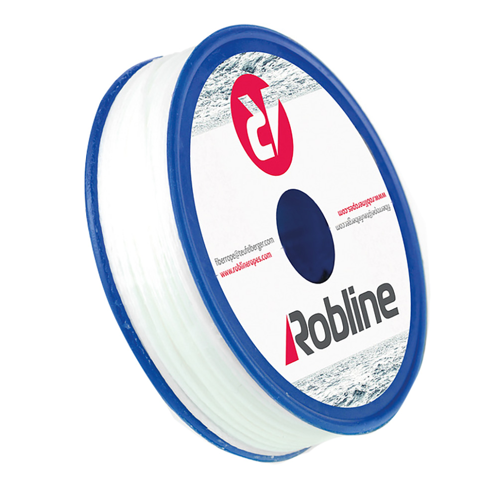 image for Robline Waxed Tackle Yarn Whipping Twine – White – 1.0mm x 46M