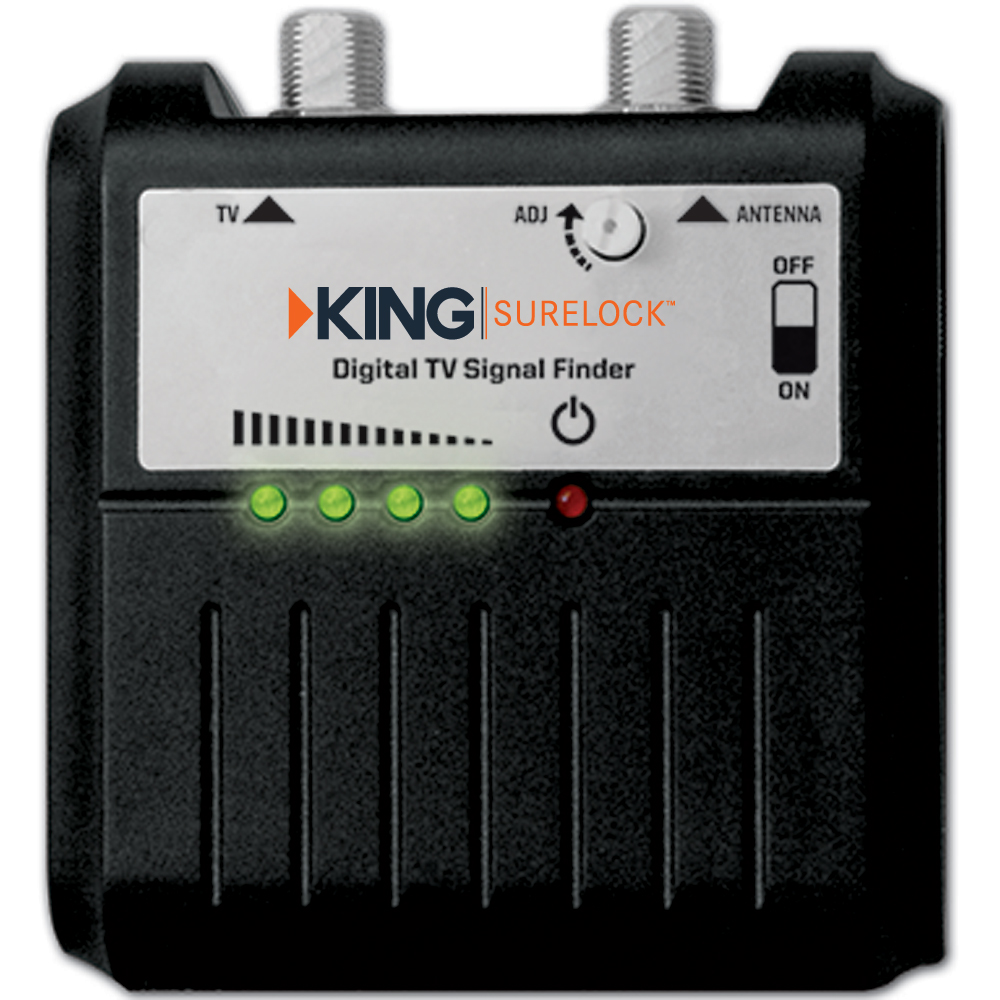 KING SL1000 SureLock Digital TV Antenna Signal Finder CD-55566