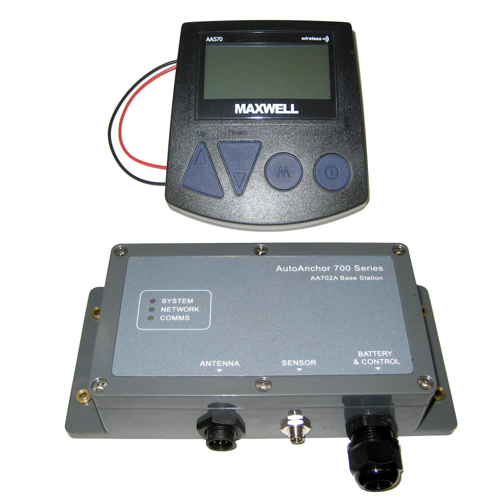 Maxwell AA570 Panel Mount Wireless Windlass Controller & Rode Counter CD-55634