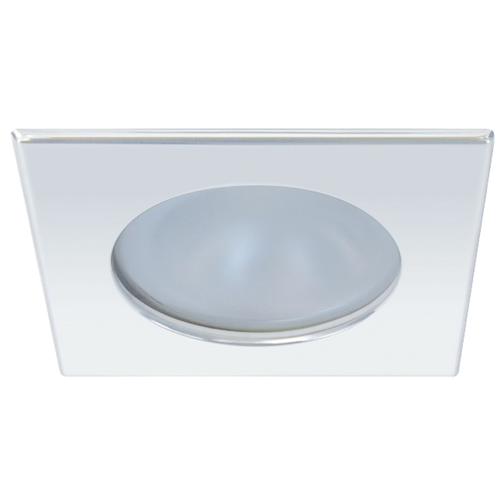image for Quick Blake XP Downlight LED – 4W, IP66, Screw Mounted – Square Stainless Bezel, Round Daylight Light