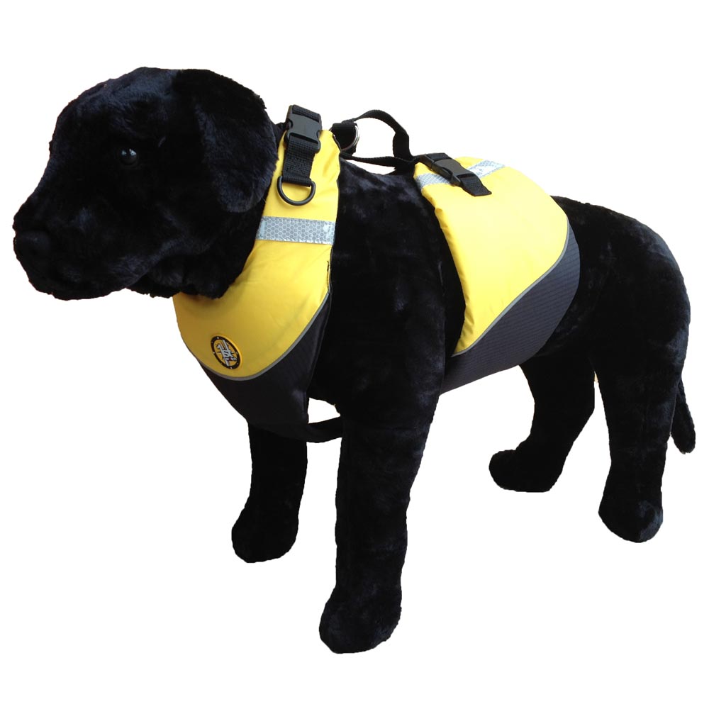 First Watch Flotation Dog Vest - Hi-Visibility Yellow - X-Large - AK-1000-HV-XL