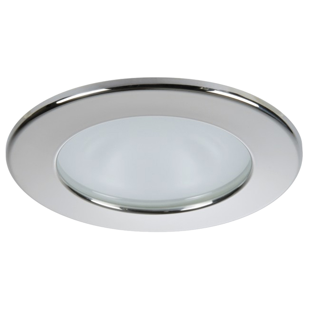 image for Quick Kai XP Downlight LED – 4W, IP66, Screw Mounted – Round Stainless Bezel, Round Daylight Light