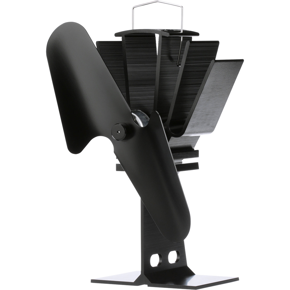 image for Ecofan Original Heat Powered Stove Fan – Black Blade