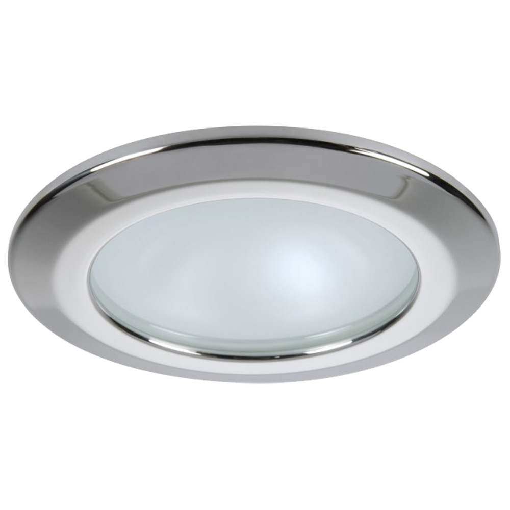 image for Quick Kor XP Downlight LED – 4W, IP66, Screw Mounted – Round Stainless Bezel, Round Daylight Light