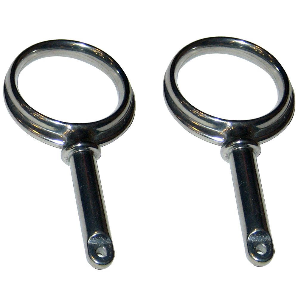 image for Perko Round Type Rowlock Horns – Chrome Plated Zinc