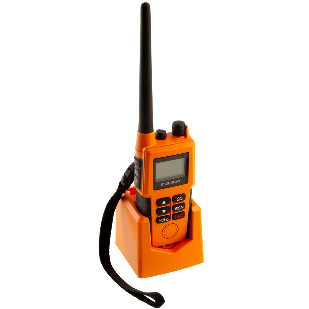 image for McMurdo R5 GMDSS VHF Handheld Radio – Pack B – Survival Craft Option