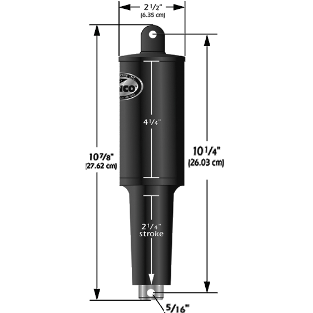 image for Lenco 12V 1-1/4″ Stroke 5 Lobe Actuator – 5/16″ – 3/8″