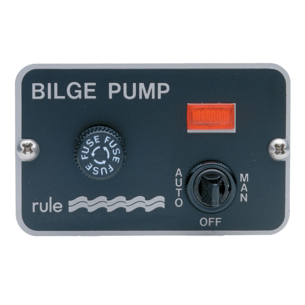 image for Rule Deluxe 3-Way Panel Lighted Switch f/Auto Float 24/32VDC