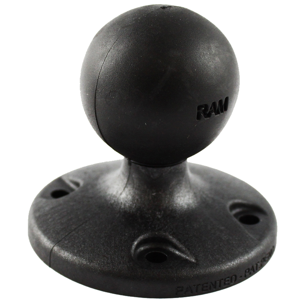 image for RAM Mount 2.5″ Composite Round Base w/AMPS Hole Pattern & 1.5″ Ball