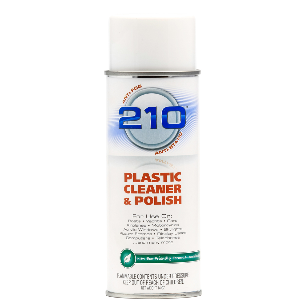 image for Camco 210 Plastic Cleaner Polish 14oz Spray