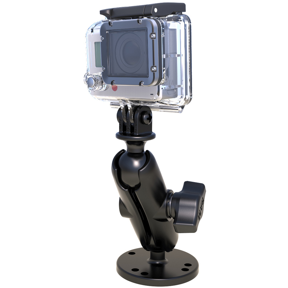 image for RAM Mount 1″ Ball Mount w/Custom GoPro® Hero Adapter