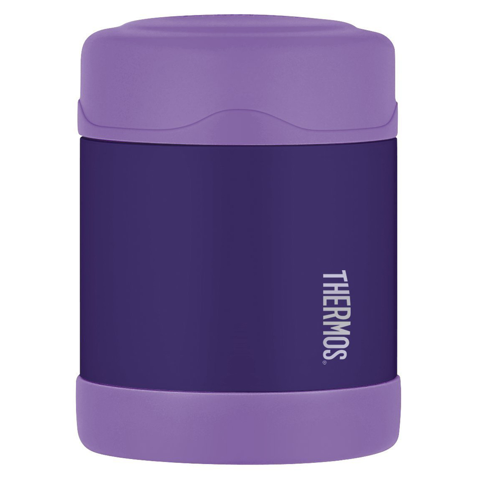 Thermos FUNtainer Stainless Steel, Vacuum Insulated Food Jar - Purple - 10 oz. - F3003PU6