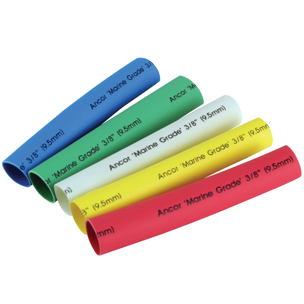 Ancor Adhesive Lined Heat Shrink Tubing - 5-Pack, 3&quot;, 12 to 8 AWG, Assorted Colors CD-58829
