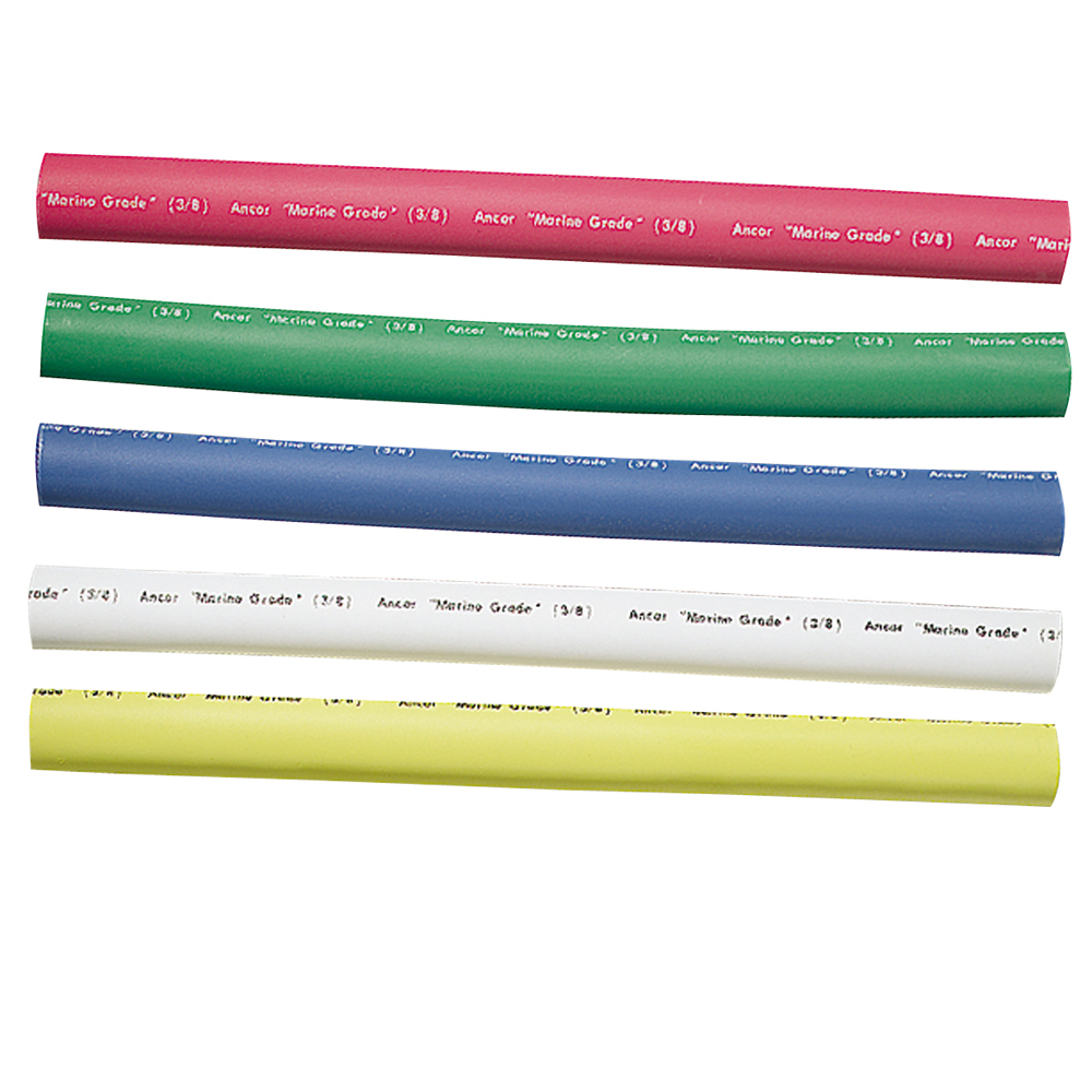 Ancor Adhesive Lined Heat Shrink Tubing - 5-Pack, 6&quot;, 12 to 8 AWG, Assorted Colors CD-58830