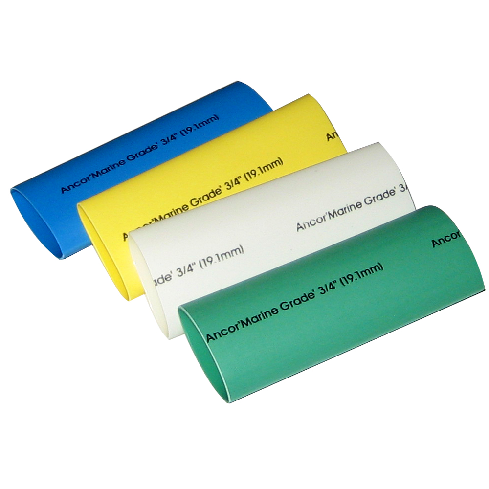 Ancor Adhesive Lined Heat Shrink Tubing - 4-Pack, 3&quot;, <18 AWG, Assorted Colors CD-58831
