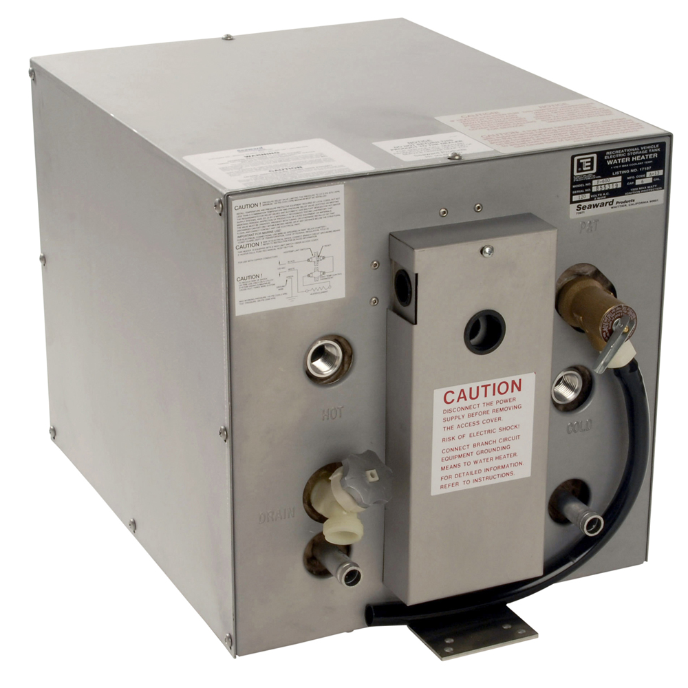 Whale Seaward 6 Gallon Hot Water Heater w/Front Heat Exchanger - Galvanized Steel - 120V - 1500W CD-59208