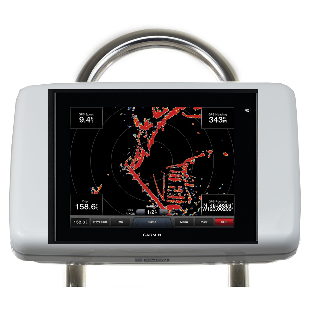 image for NavPod GP2065 SailPod Pre-Cut f/Garmin GPSMAP® 8012/8212 f/12″ Wide Guard