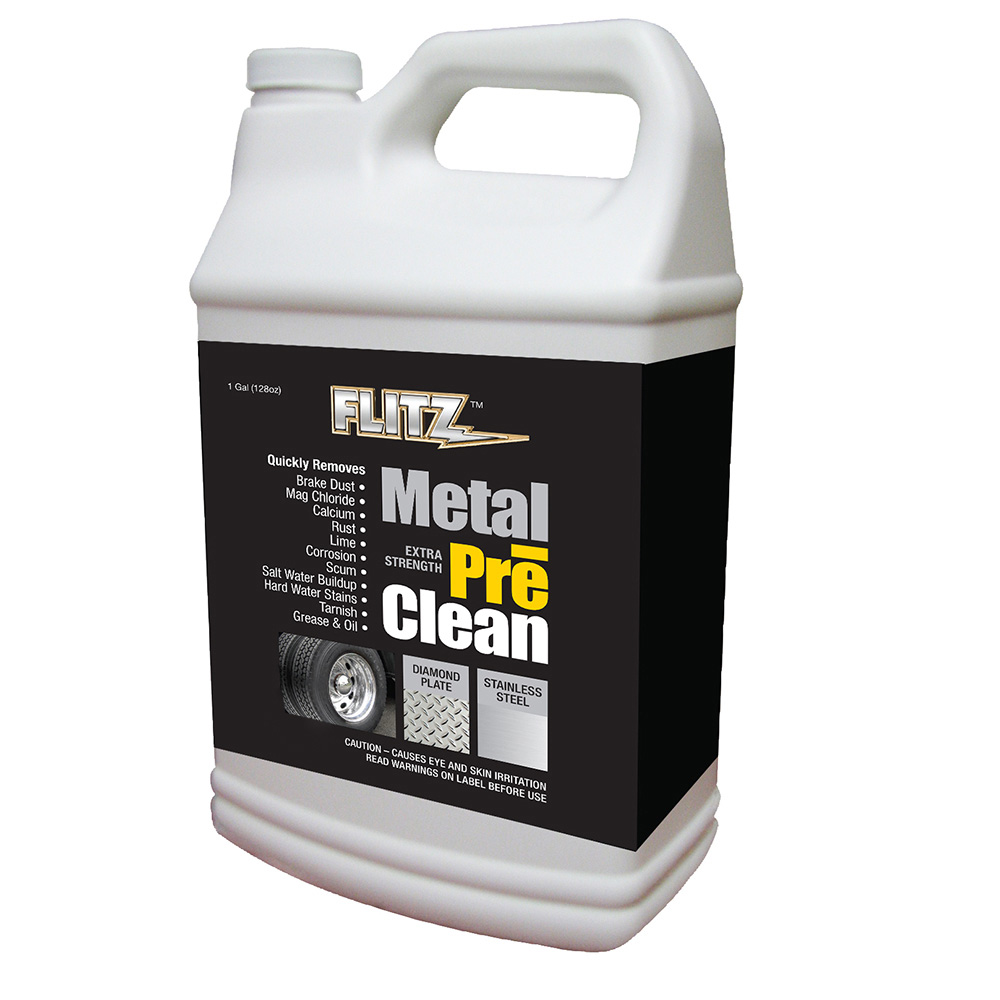image for Flitz Metal Pre-Clean – All Metals Including Stainless Steel – Gallon Refill