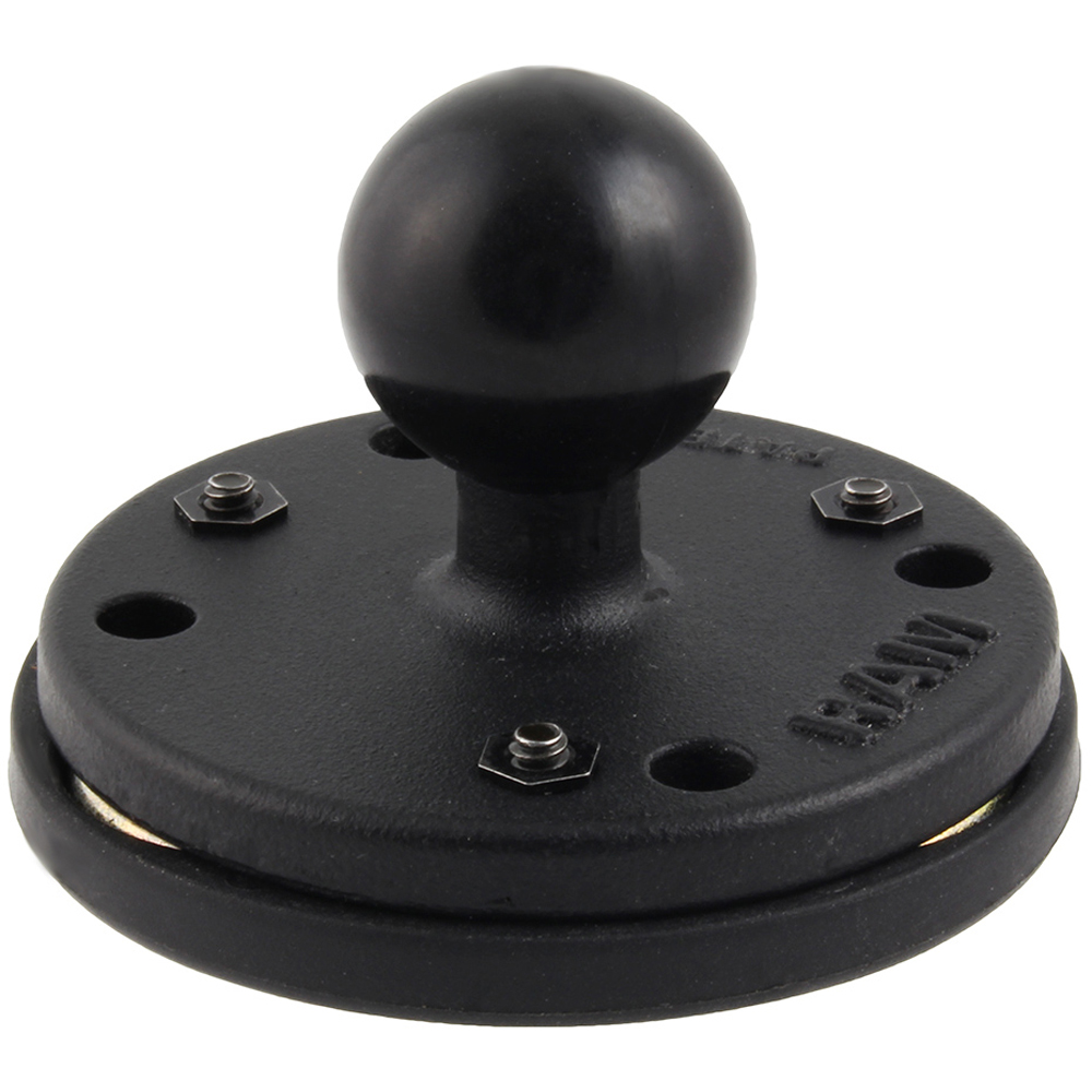 image for RAM Mount Triple Magnetic 2.5″ Round Base w/1″ Ball