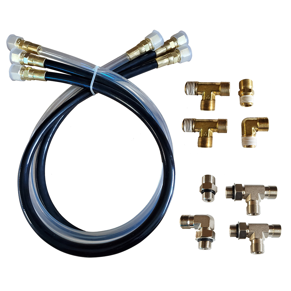 image for SI-TEX Autopilot Hydraulic Steering Installation Kit w/Hoses & Fittings