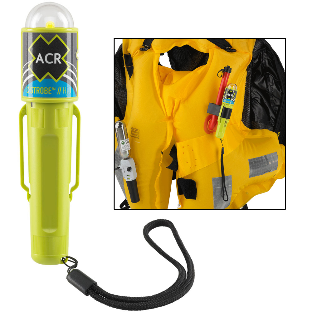 ACR C-Strobe H20 - Water Activated LED PFD Emergency Strobe with Clip - 3964.1