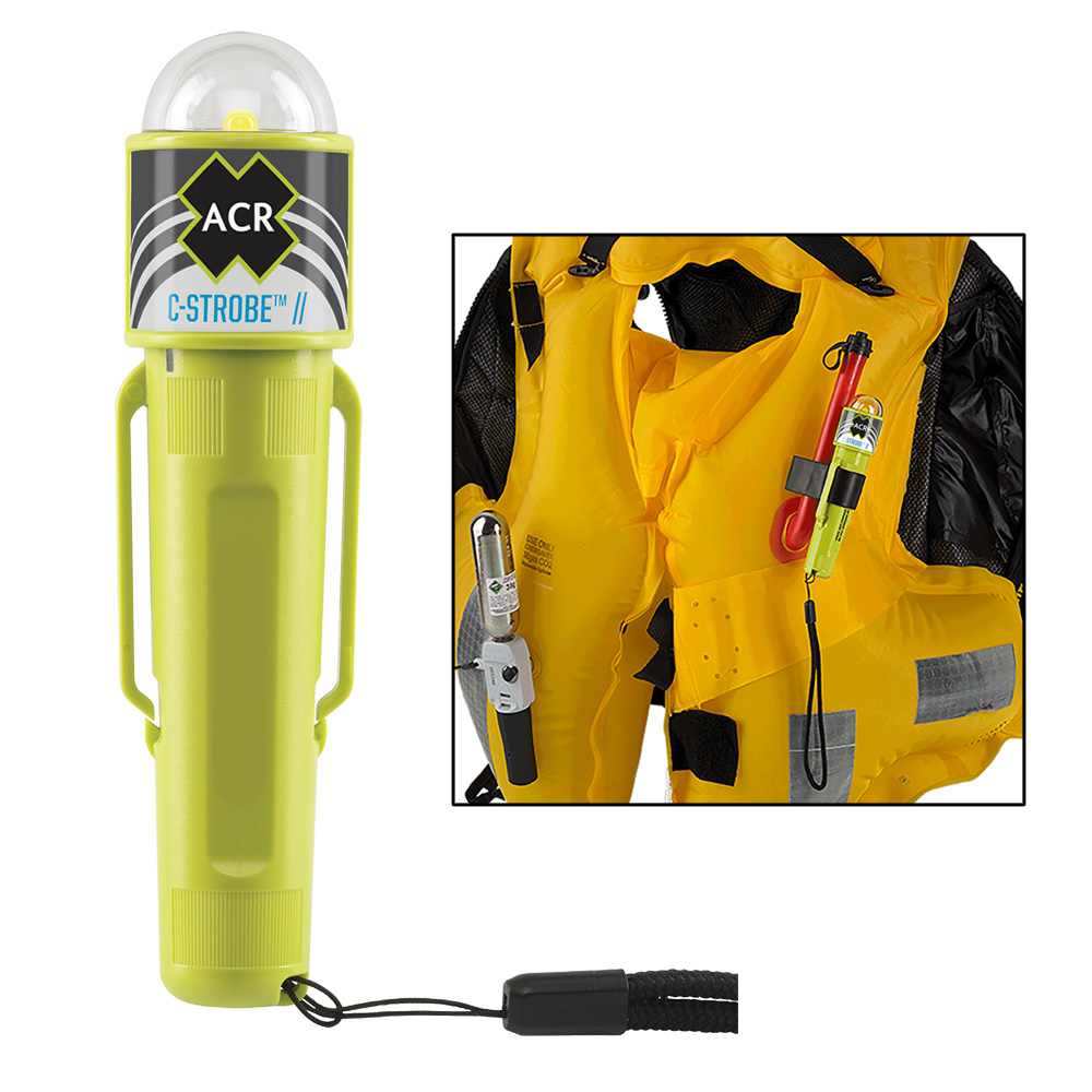 image for ACR C-Strobe™ – Manual Activated LED PFD Emergency Strobe w/Clip