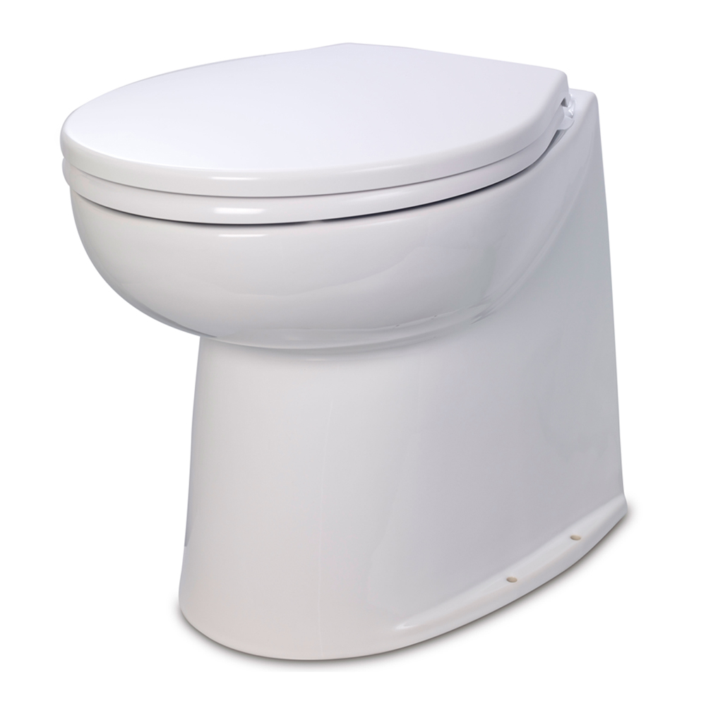 image for Jabsco 17″ Deluxe Flush Raw Water Electric Toilet – 12V