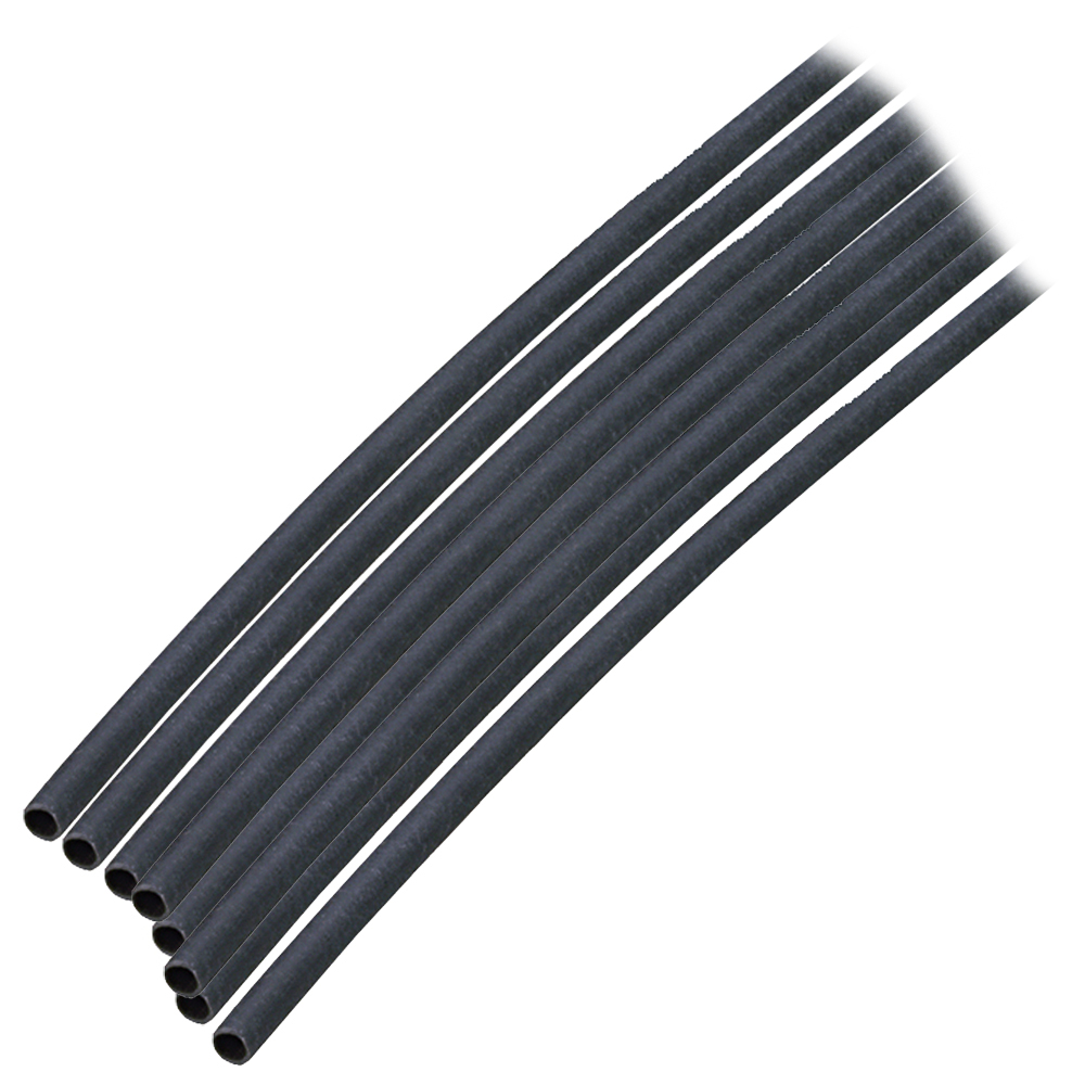 Ancor Adhesive Lined Heat Shrink Tubing (ALT) - 1/8&quot; x 6&quot; - 10-Pack - Black CD-60040