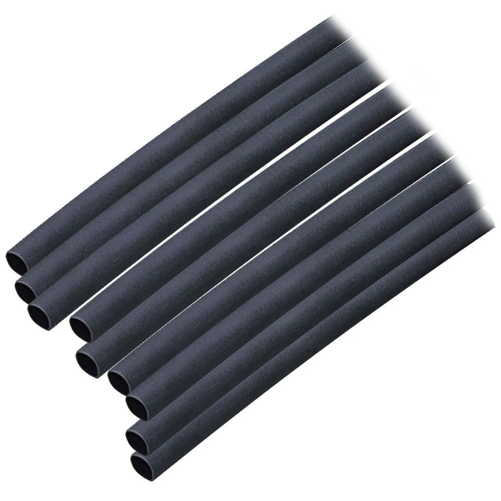 Ancor Adhesive Lined Heat Shrink Tubing (ALT) - 3/16&quot; x 6&quot; - 10-Pack - Black CD-60044
