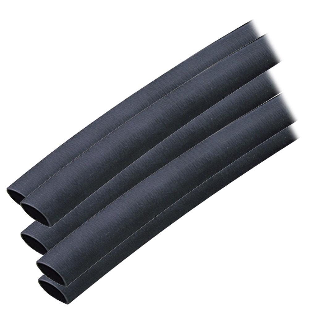 Ancor Adhesive Lined Heat Shrink Tubing (ALT) - 3/8&quot; x 6&quot; - 5-Pack - Black CD-60056