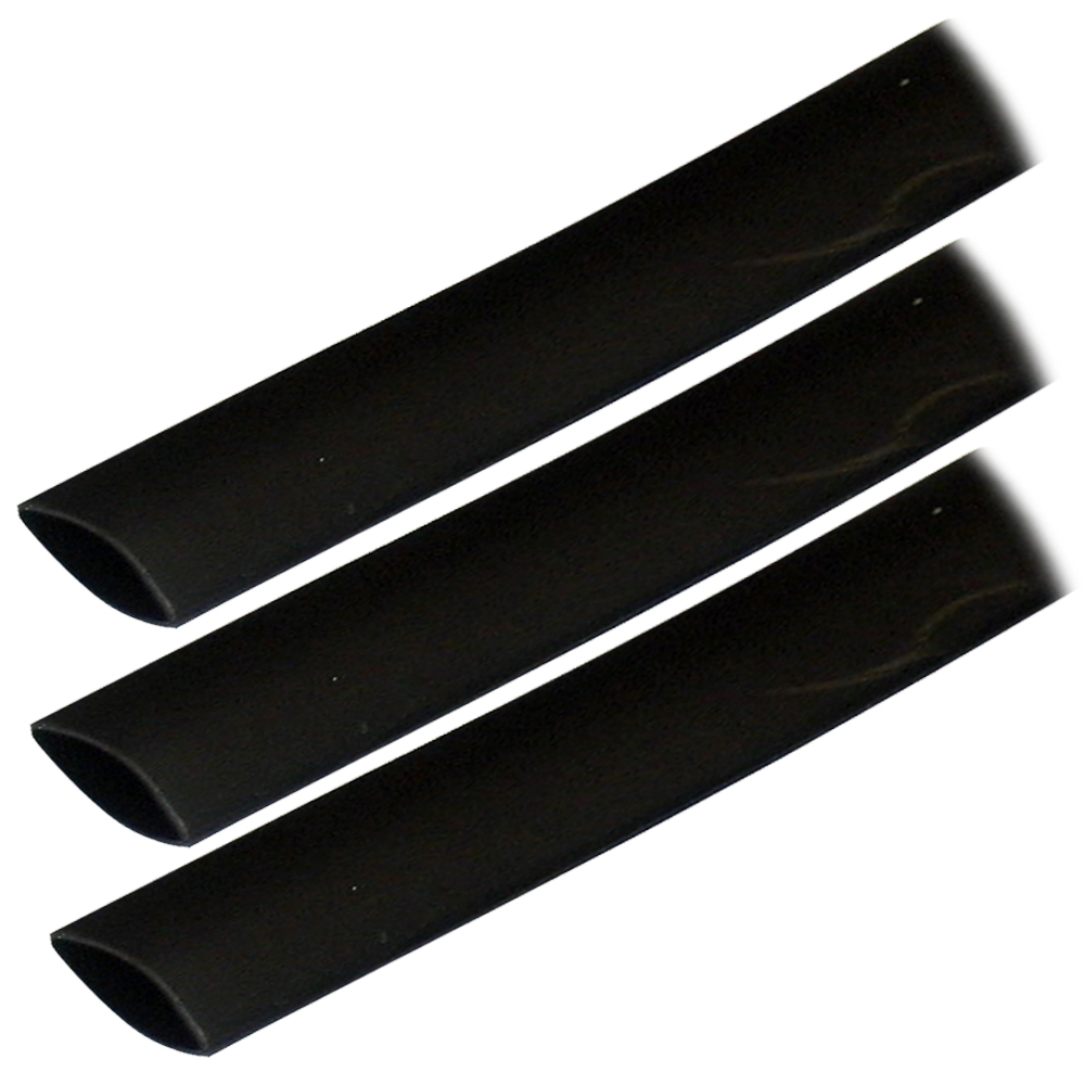 Ancor Adhesive Lined Heat Shrink Tubing (ALT) - 3/4&quot; x 3&quot; - 3-Pack - Black CD-60073