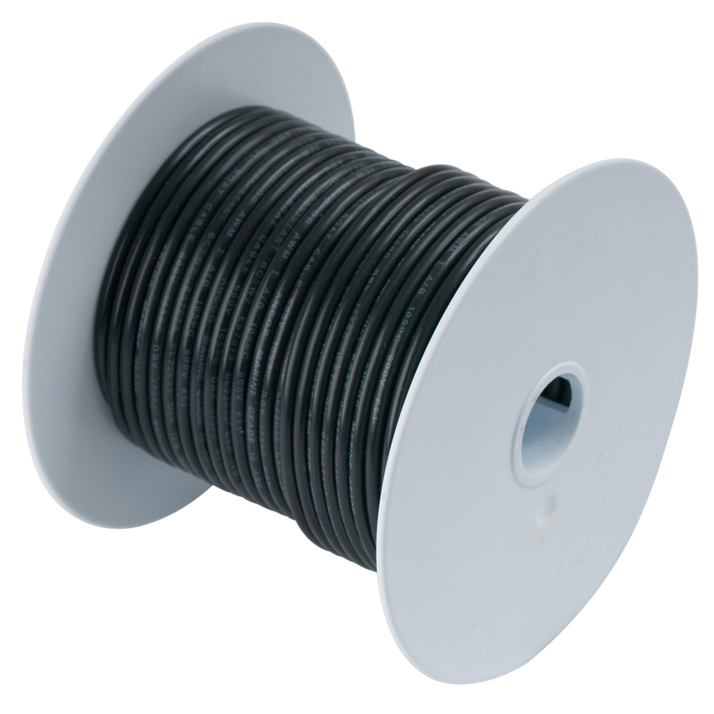 Ancor Black 18 AWG Tinned Copper WIre - 35' CD-60248