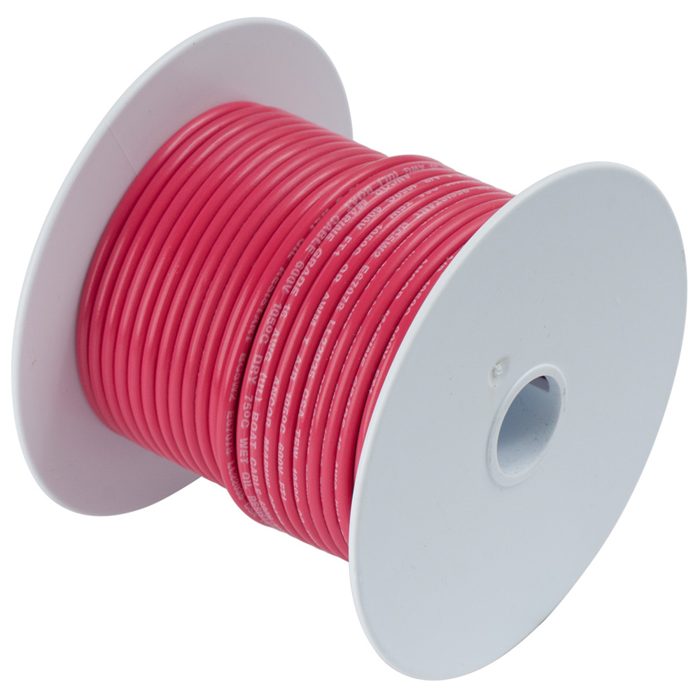 Ancor Red 18 AWG Tinned Copper Wire - 100' CD-60331