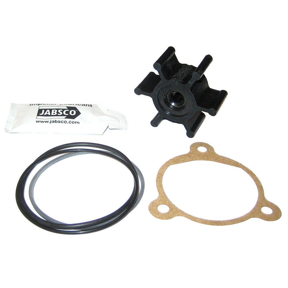 image for Jabsco Neoprene Impeller Kit w/Cover, Gasket or O-Ring – 6-Blade – 5/16 Shaft Diameter