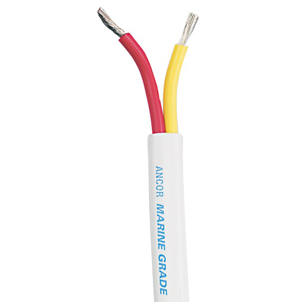 Ancor Safety Duplex Cable - 18/2 AWG - Red/Yellow - Flat - 250' CD-60724