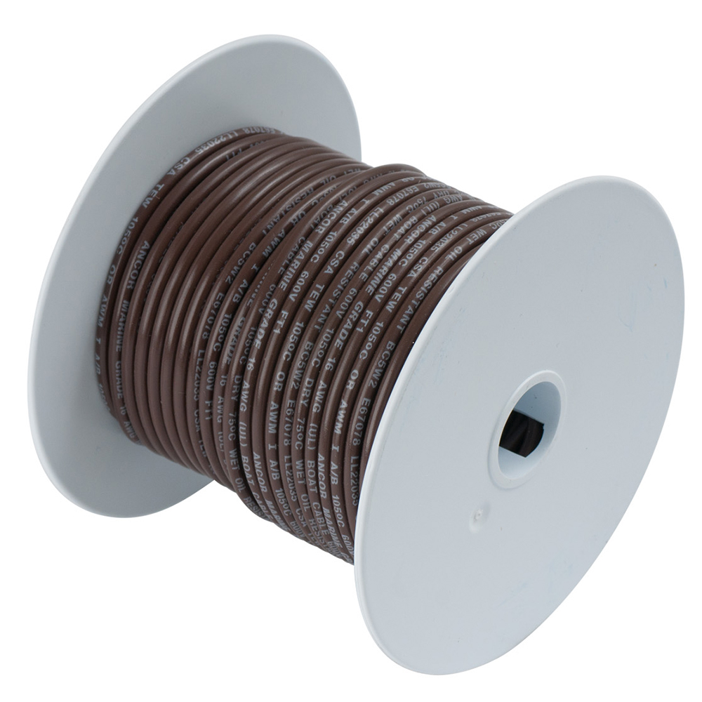 Ancor Brown 14 AWG Tinned Copper Wire - 15' CD-60809