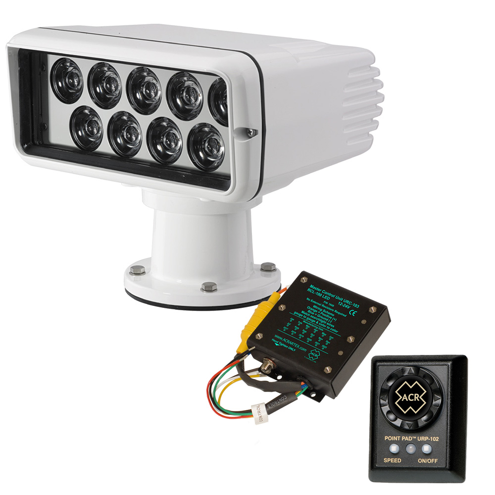 ACR RCL-100 LED Searchlight Wired Kit w/Master Controller & Wired Point Pad Controller CD-61027
