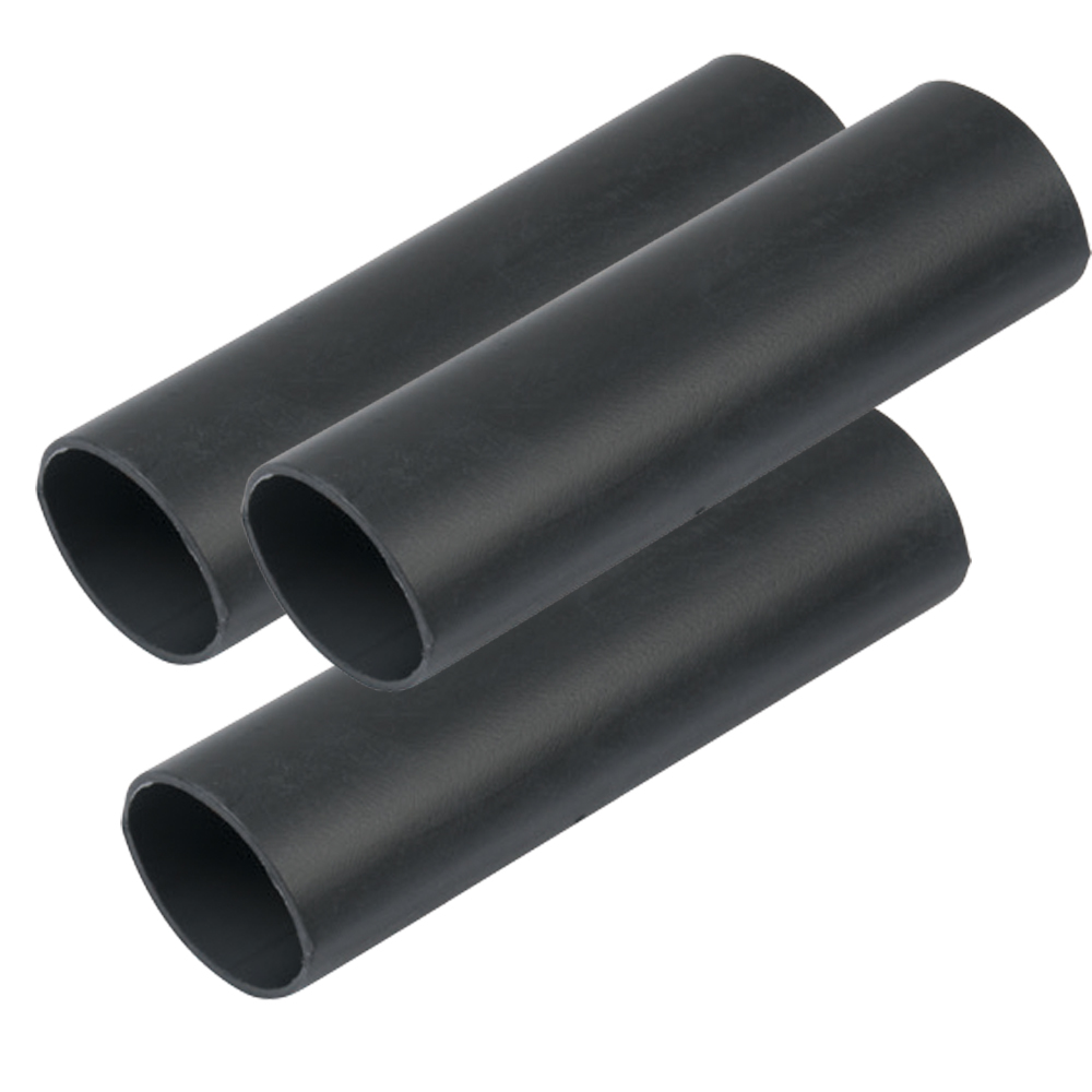 Ancor Heavy Wall Heat Shrink Tubing - 3/4&quot; x 3&quot; - 3-Pack - Black CD-61039