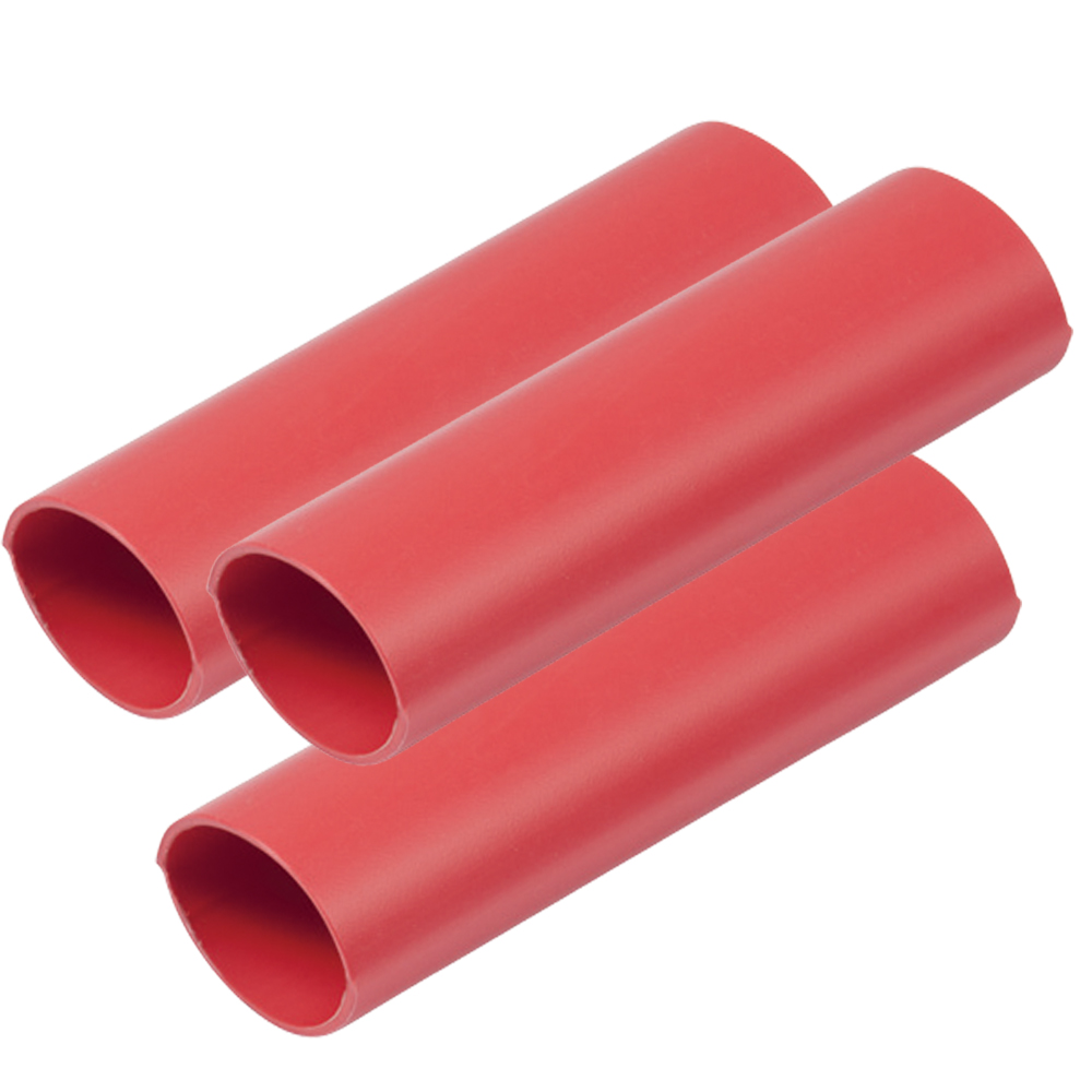 Ancor Heavy Wall Heat Shrink Tubing - 3/4&quot; x 3&quot; - 3-Pack - Red CD-61044